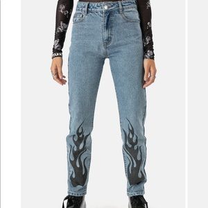 BRAND NEW ADIKA FLAMING HOT MOM JEANS